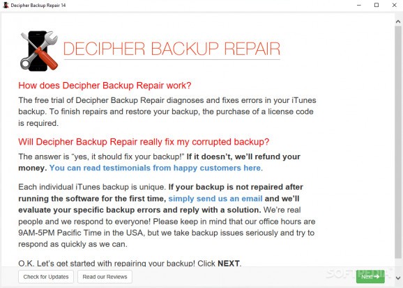 Decipher Backup Repair download