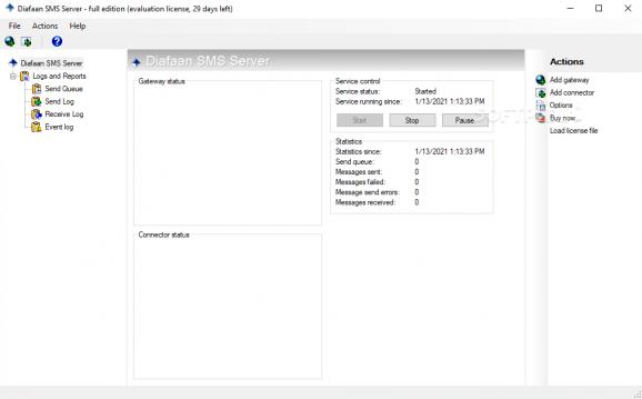 Diafaan SMS Server - full edition (formerly Diafaan Message Server) download