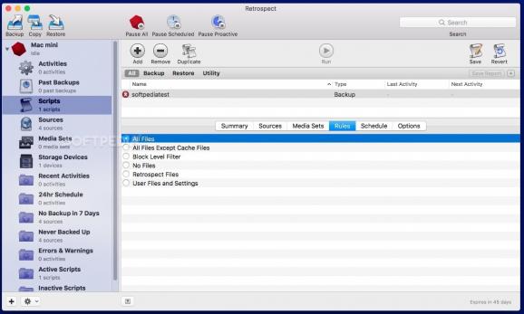 Retrospect download