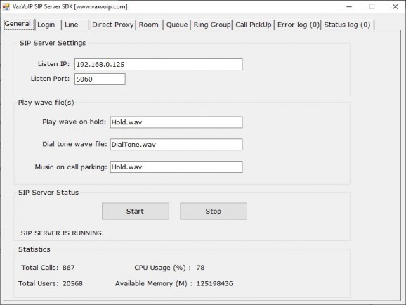 VaxVoIP SIP Server SDK download