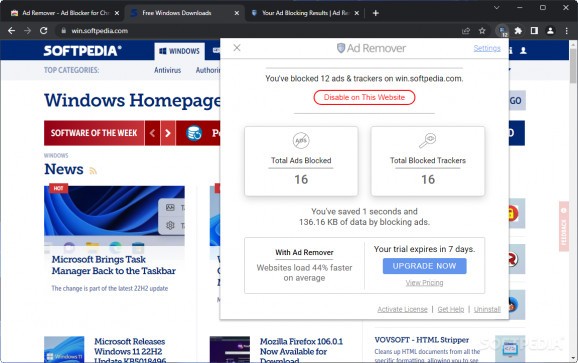 Ad Remover for Chrome download