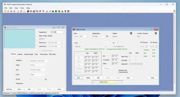 Swift E Logbook download